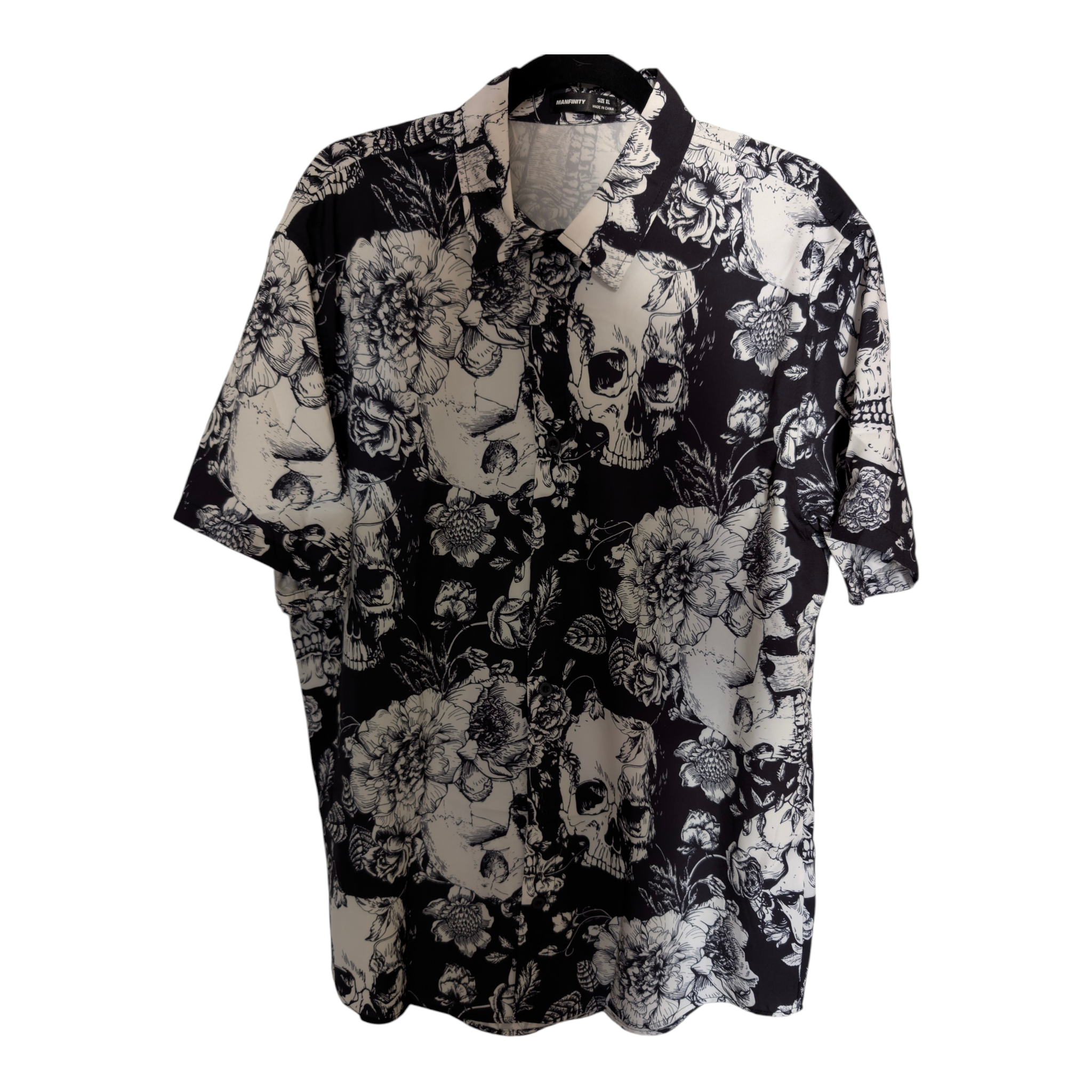 Men's Skull Button Up Shirt