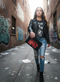 I Could Be Meaner Wristlet Bag