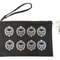 Skull Wristlet Makeup Bag
