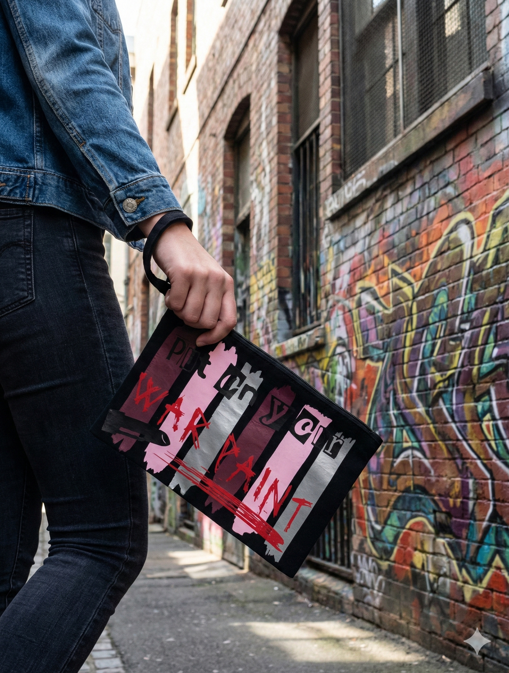 War Paint Wristlet Bag