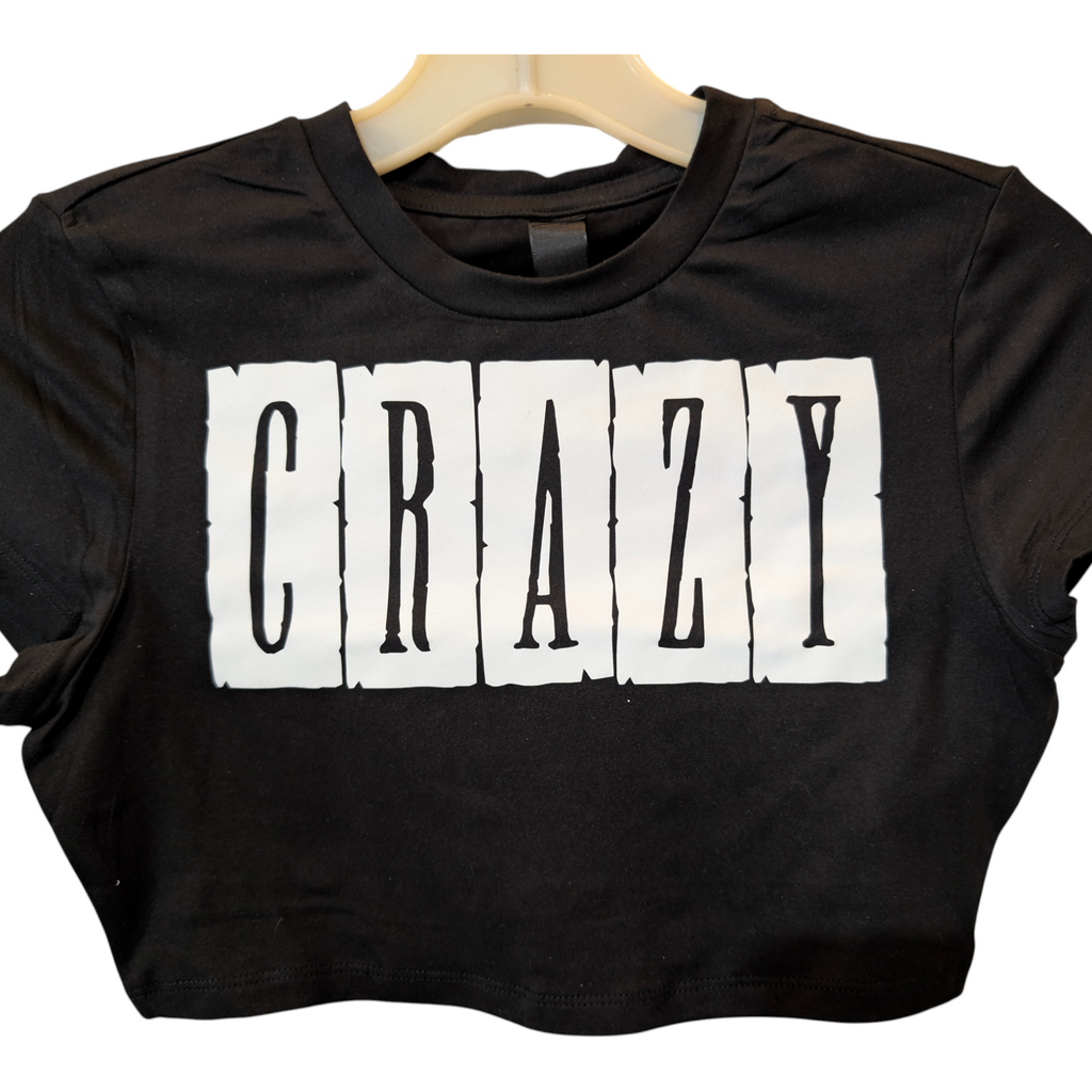 Crazy, Bitch Comes With A Record Crop Top