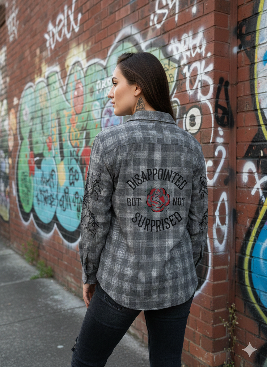 Disappointed Not Surprised Flannel