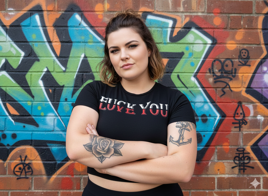 F*ck Love Crop Top
