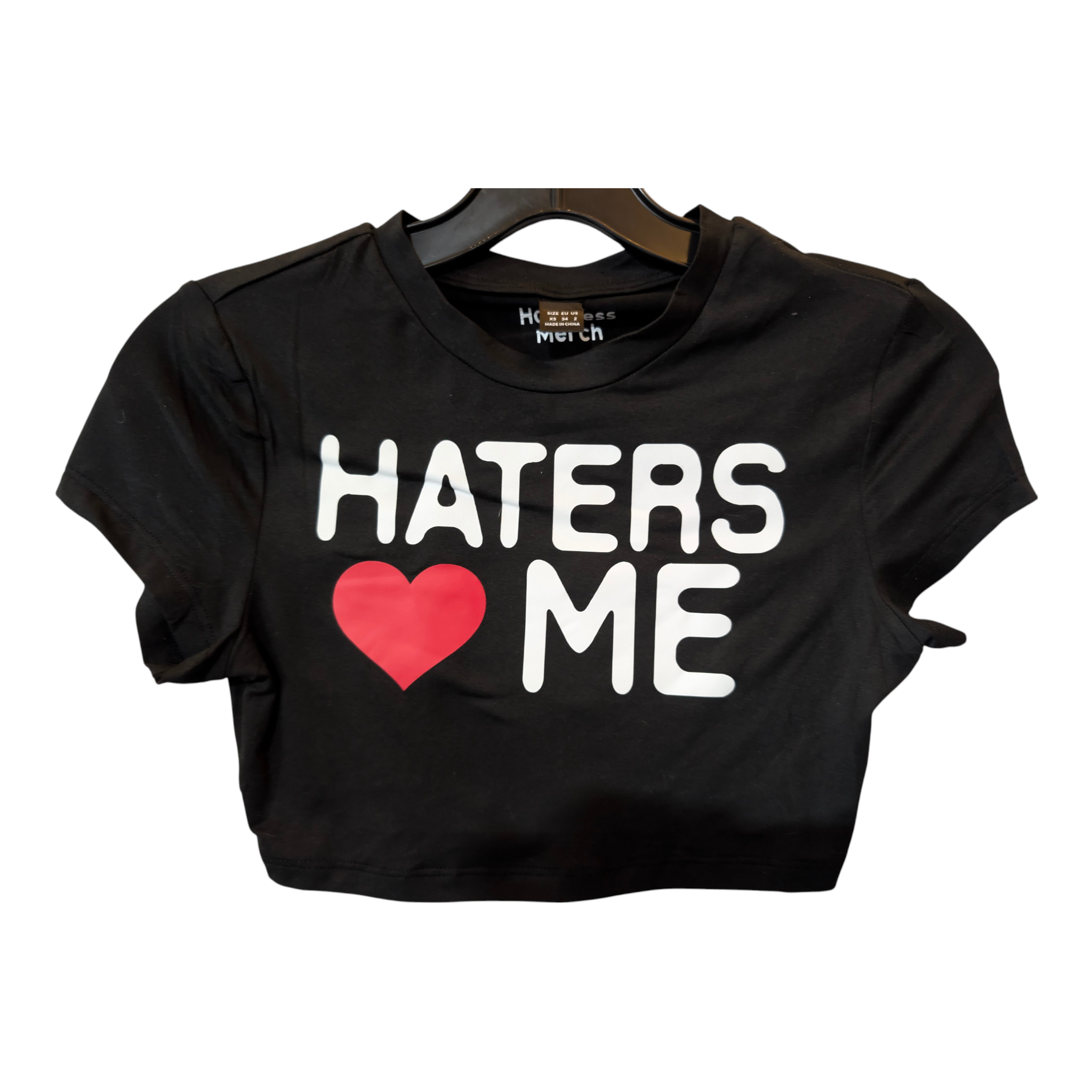 Haters Love Me Crop Top