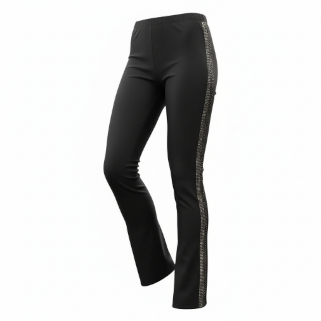 Rhinestone Bootleg Leggings