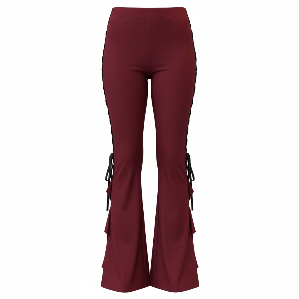Red Lace Pants