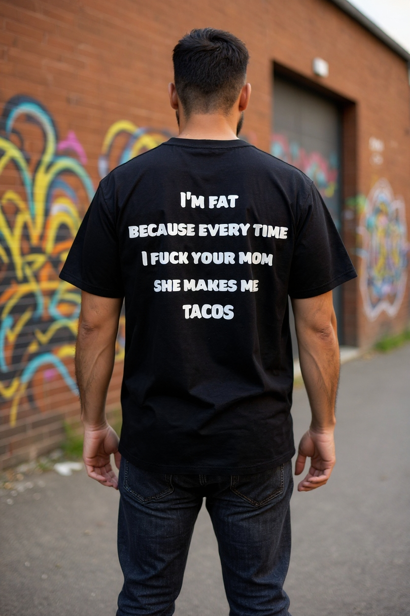 I'm Fat because your mom makes me tacos